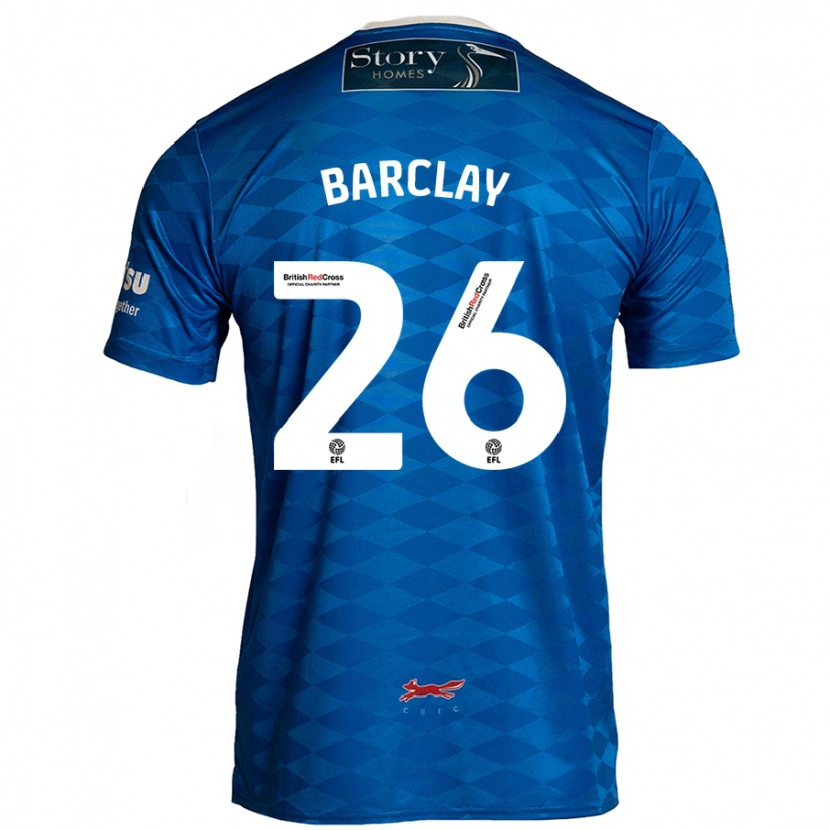 Danxen Damen Ben Barclay #26 Blau Heimtrikot Trikot 2024/25 T-Shirt