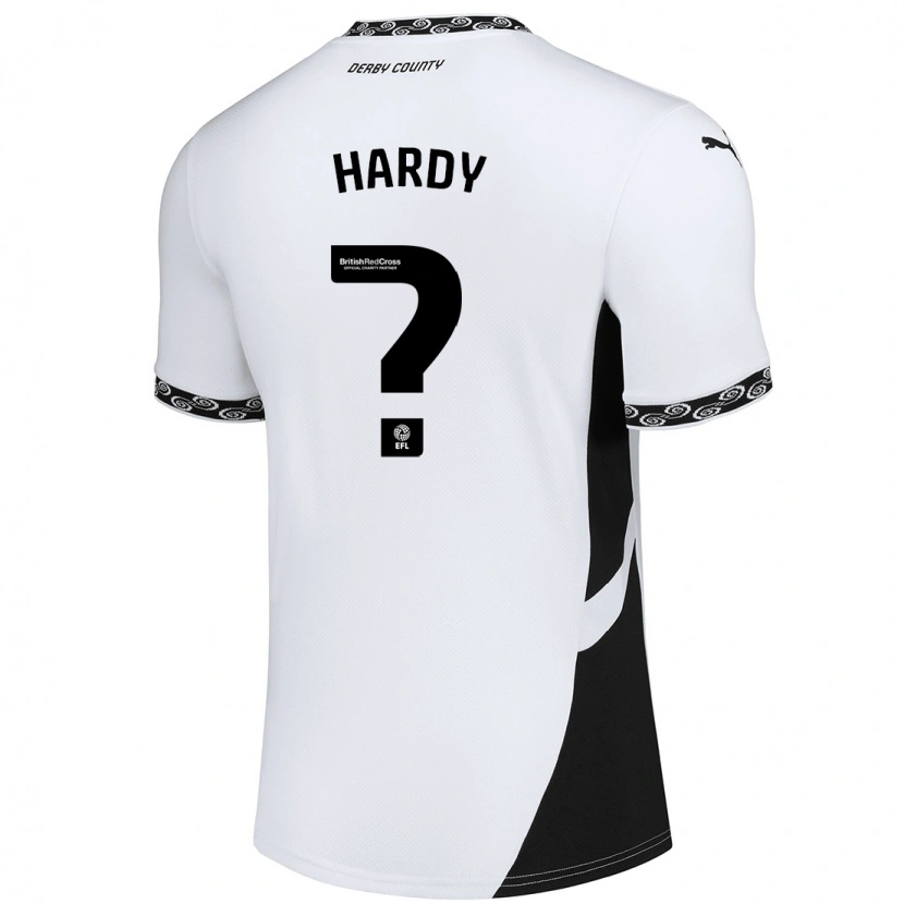 Danxen Damen Charlie Hardy #0 Weiß Schwarz Heimtrikot Trikot 2024/25 T-Shirt
