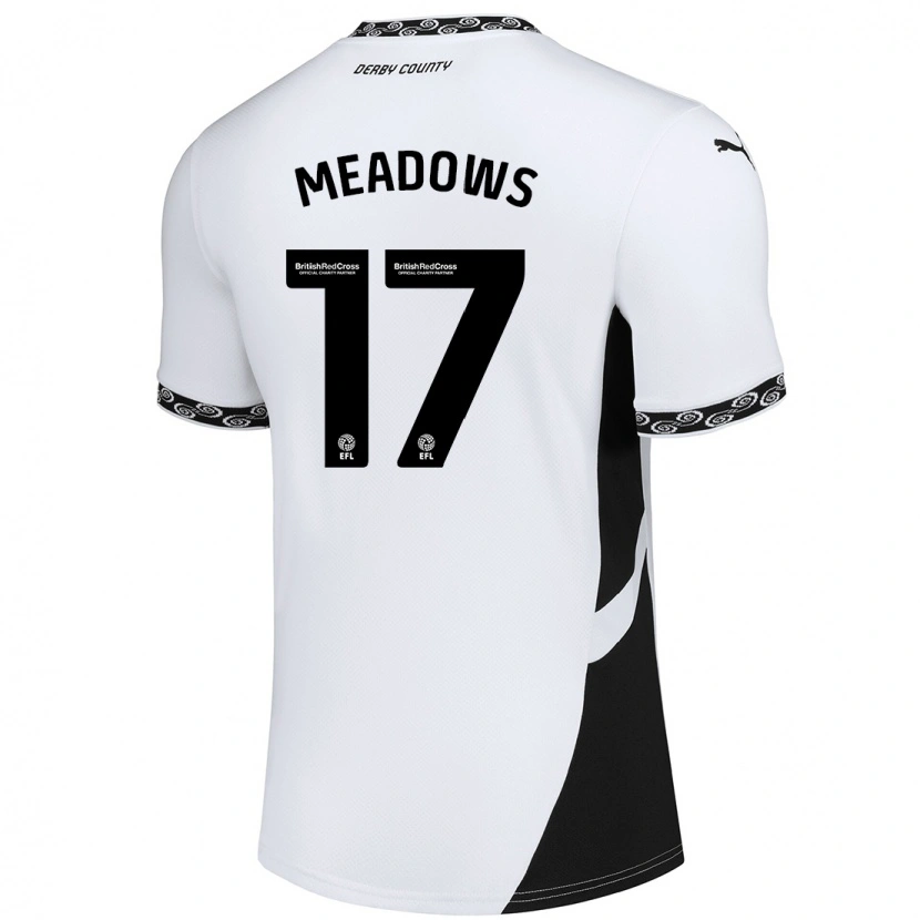 Danxen Damen Helena Meadows #17 Weiß Schwarz Heimtrikot Trikot 2024/25 T-Shirt