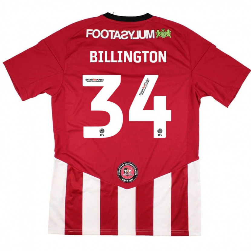 Danxen Damen Gabe Billington #34 Rot Weiß Heimtrikot Trikot 2024/25 T-Shirt