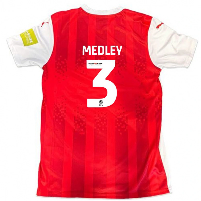 Danxen Damen Zech Medley #3 Rot Weiß Heimtrikot Trikot 2024/25 T-Shirt