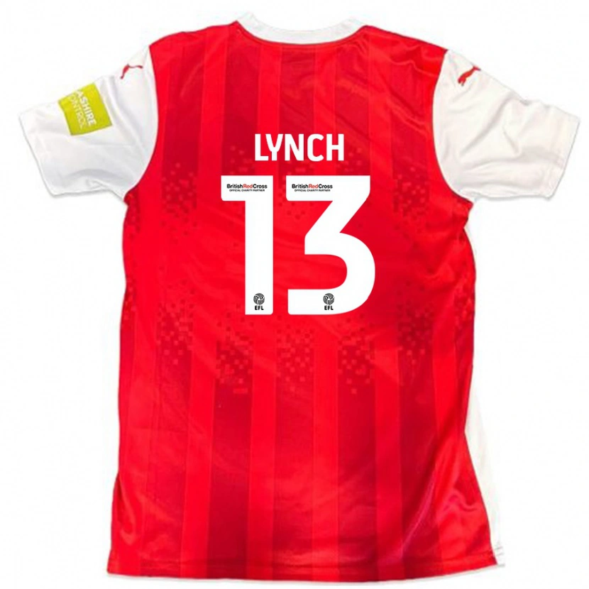 Danxen Damen Jay Lynch #13 Rot Weiß Heimtrikot Trikot 2024/25 T-Shirt