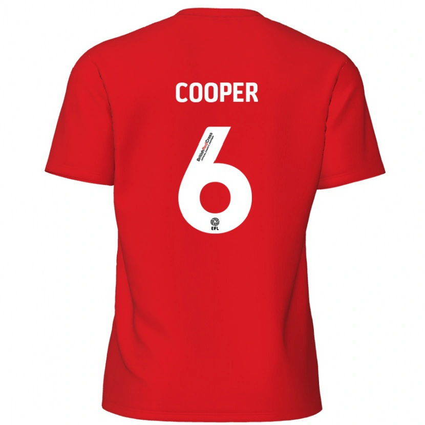 Danxen Damen Brandon Cooper #6 Rot Heimtrikot Trikot 2024/25 T-Shirt