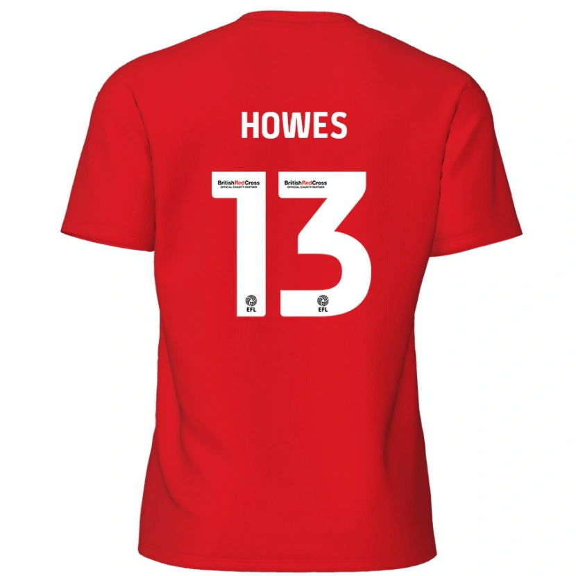 Danxen Damen Sam Howes #13 Rot Heimtrikot Trikot 2024/25 T-Shirt