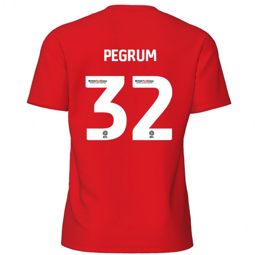Danxen Damen Charlie Pegrum #32 Rot Heimtrikot Trikot 2024/25 T-Shirt