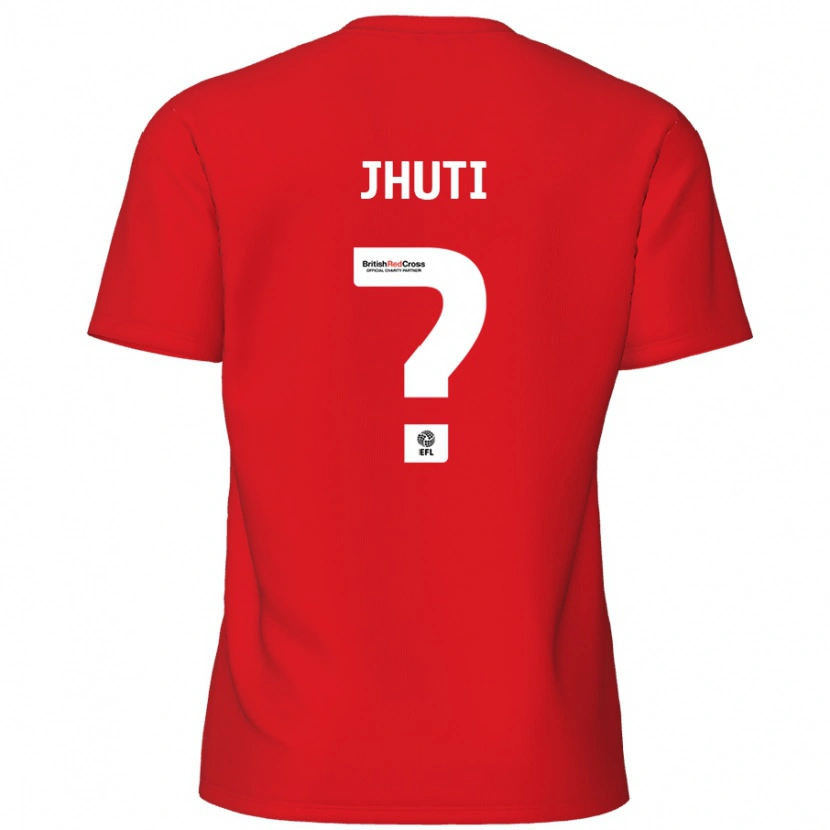 Danxen Damen Reece Jhuti #0 Rot Heimtrikot Trikot 2024/25 T-Shirt