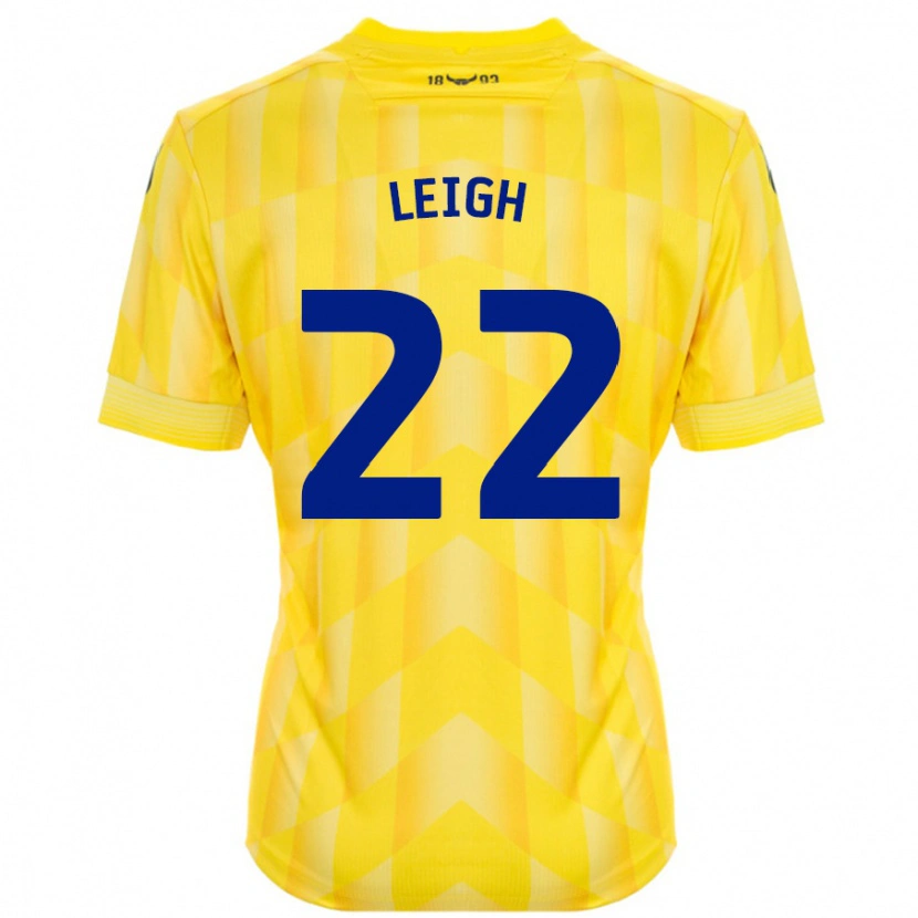 Danxen Damen Greg Leigh #22 Gelb Heimtrikot Trikot 2024/25 T-Shirt