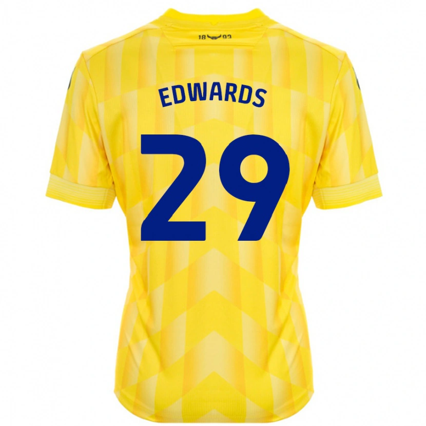 Danxen Damen Kyle Edwards #29 Gelb Heimtrikot Trikot 2024/25 T-Shirt