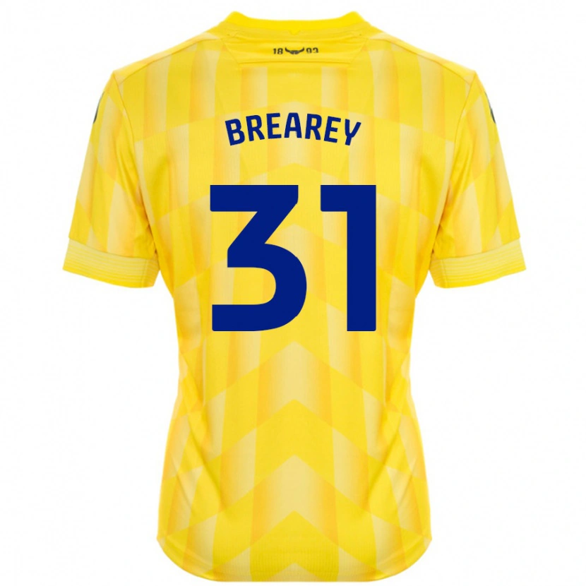 Danxen Damen Eddie Brearey #31 Gelb Heimtrikot Trikot 2024/25 T-Shirt