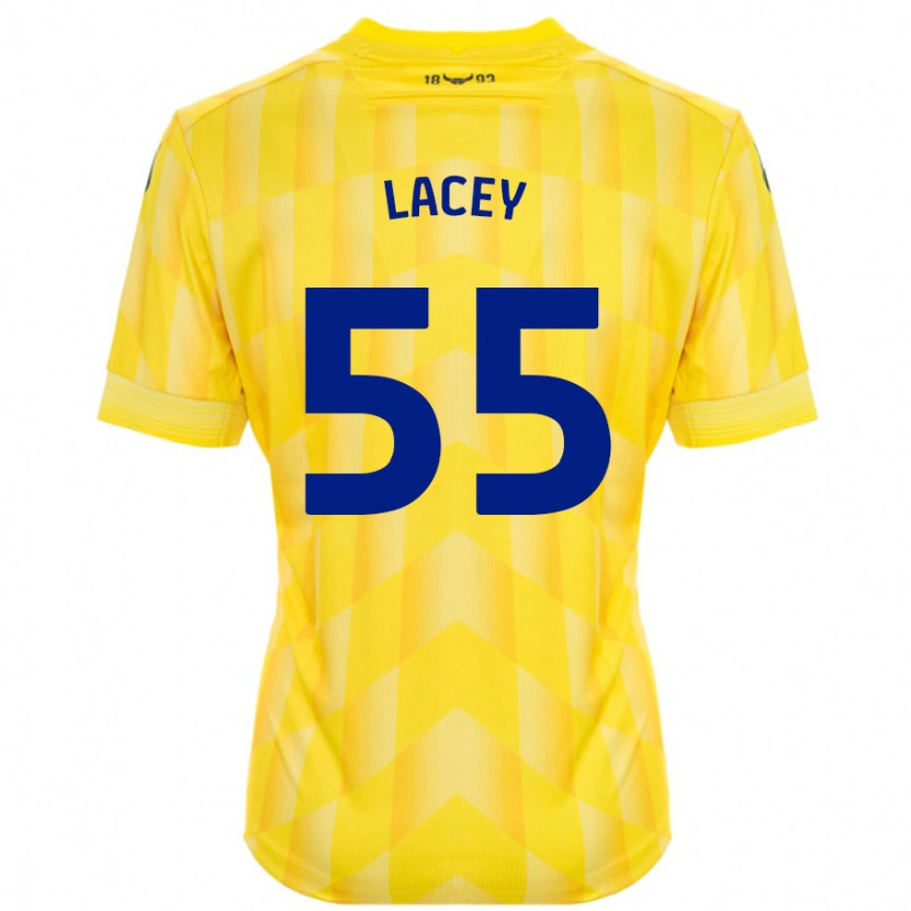 Danxen Damen Aaron Lacey #55 Gelb Heimtrikot Trikot 2024/25 T-Shirt