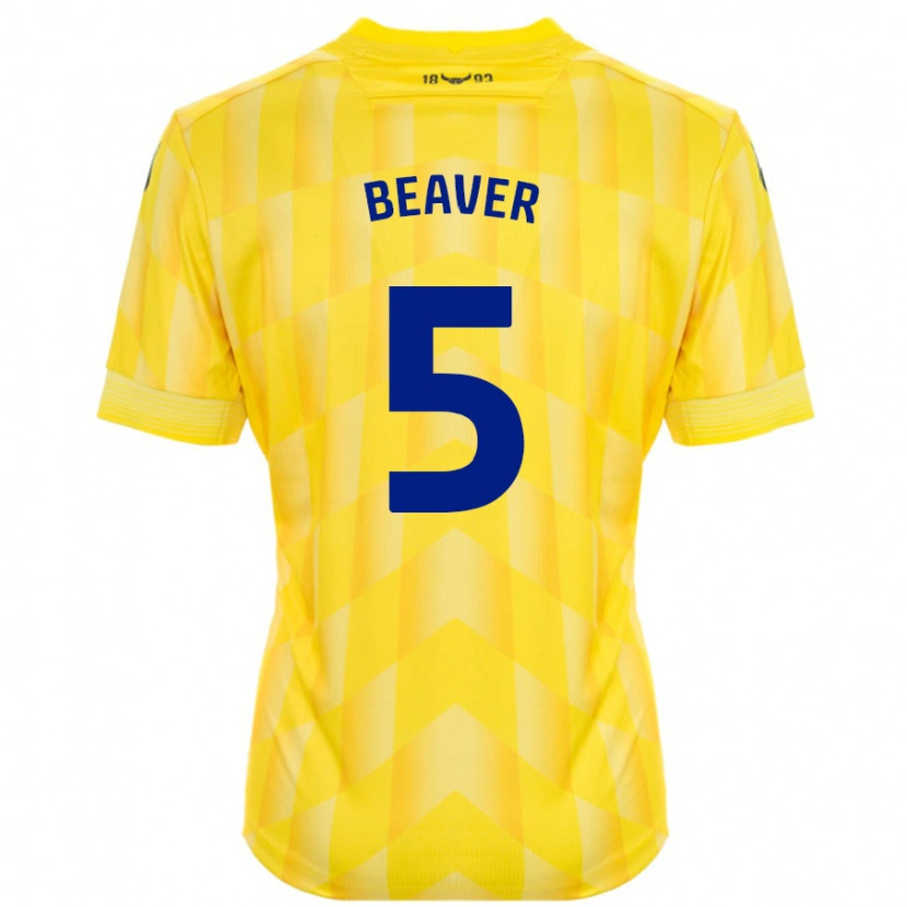 Danxen Damen Catherine Beaver #5 Gelb Heimtrikot Trikot 2024/25 T-Shirt
