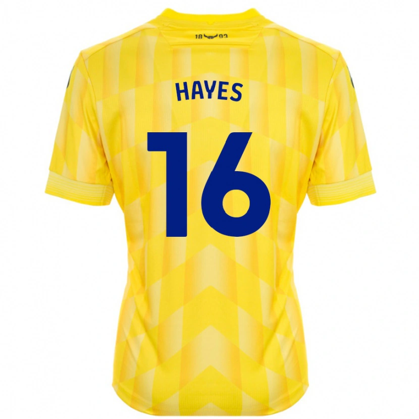 Danxen Damen Georgia Hayes #16 Gelb Heimtrikot Trikot 2024/25 T-Shirt
