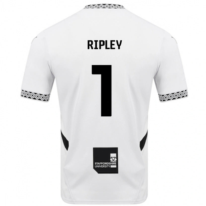 Danxen Damen Connor Ripley #1 Weiß Heimtrikot Trikot 2024/25 T-Shirt