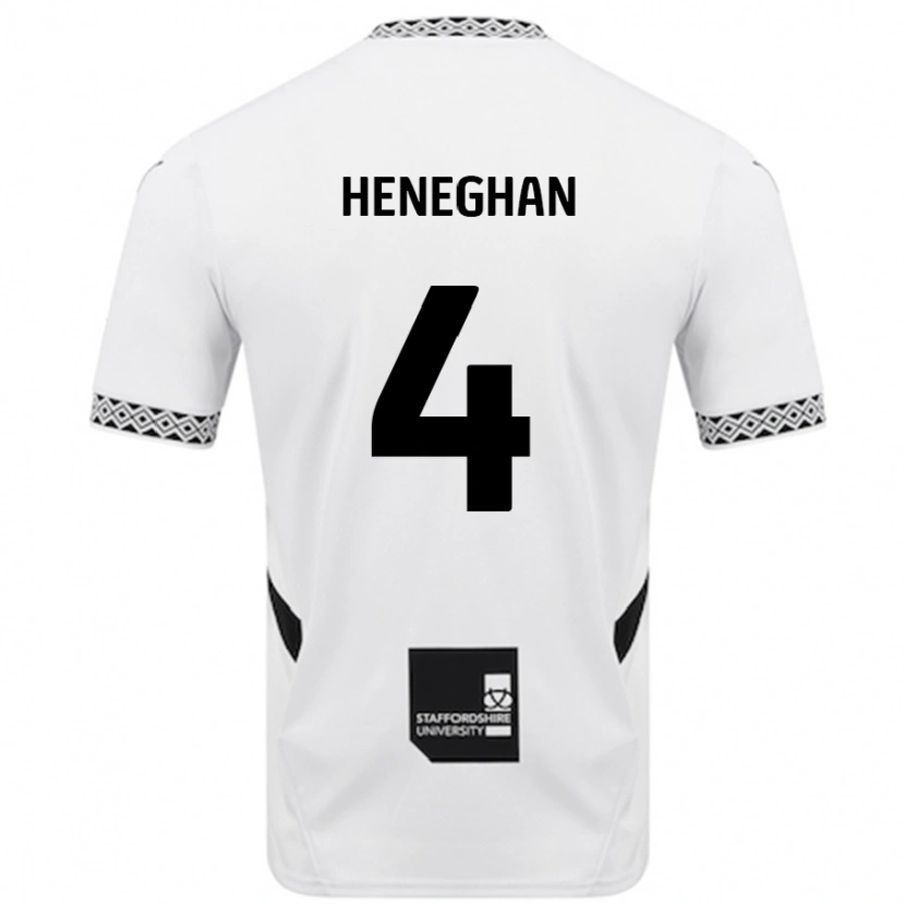 Danxen Damen Ben Heneghan #4 Weiß Heimtrikot Trikot 2024/25 T-Shirt