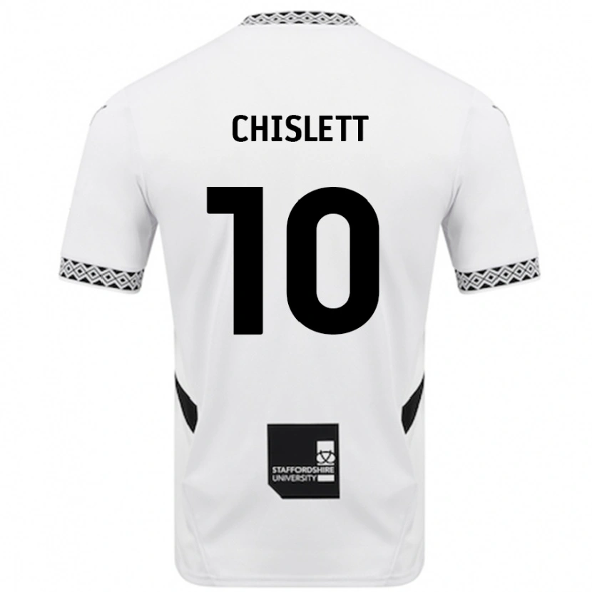 Danxen Damen Ethan Chislett #10 Weiß Heimtrikot Trikot 2024/25 T-Shirt