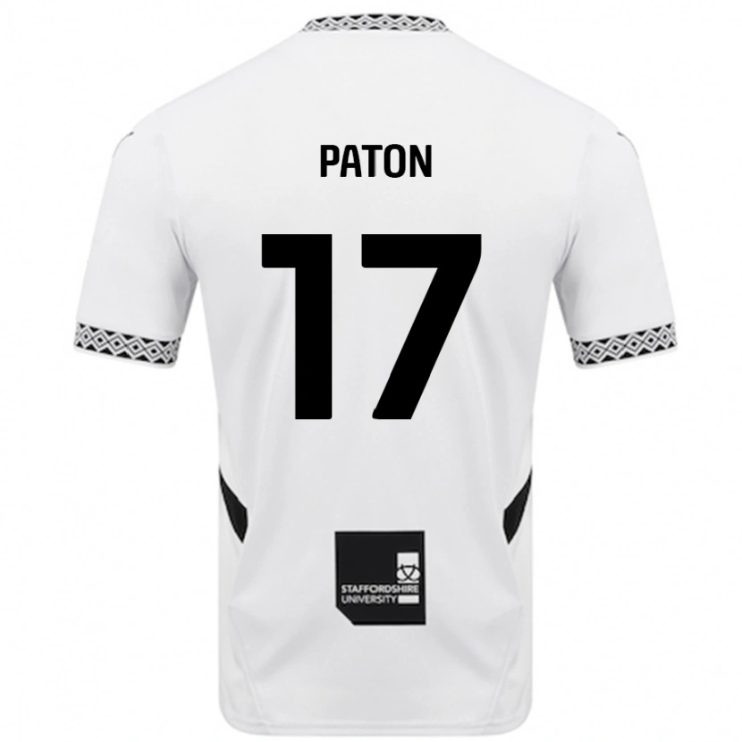 Danxen Damen Ruari Paton #17 Weiß Heimtrikot Trikot 2024/25 T-Shirt