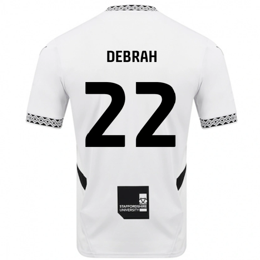 Danxen Damen Jesse Debrah #22 Weiß Heimtrikot Trikot 2024/25 T-Shirt