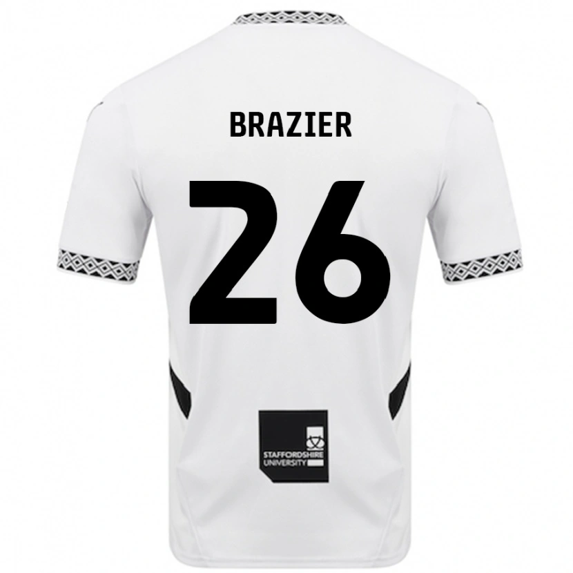 Danxen Damen Liam Brazier #26 Weiß Heimtrikot Trikot 2024/25 T-Shirt