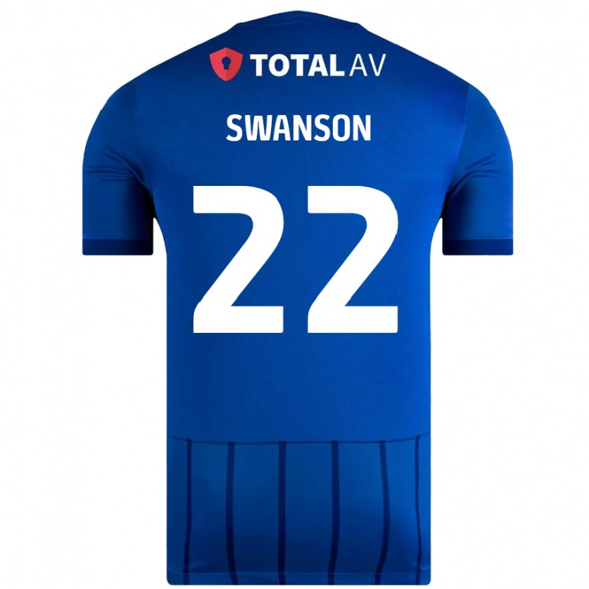 Danxen Damen Zak Swanson #22 Blau Heimtrikot Trikot 2024/25 T-Shirt