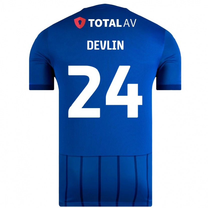 Danxen Damen Terry Devlin #24 Blau Heimtrikot Trikot 2024/25 T-Shirt