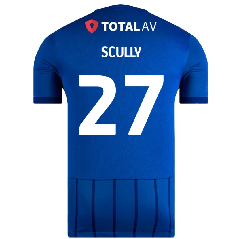 Danxen Damen Anthony Scully #27 Blau Heimtrikot Trikot 2024/25 T-Shirt