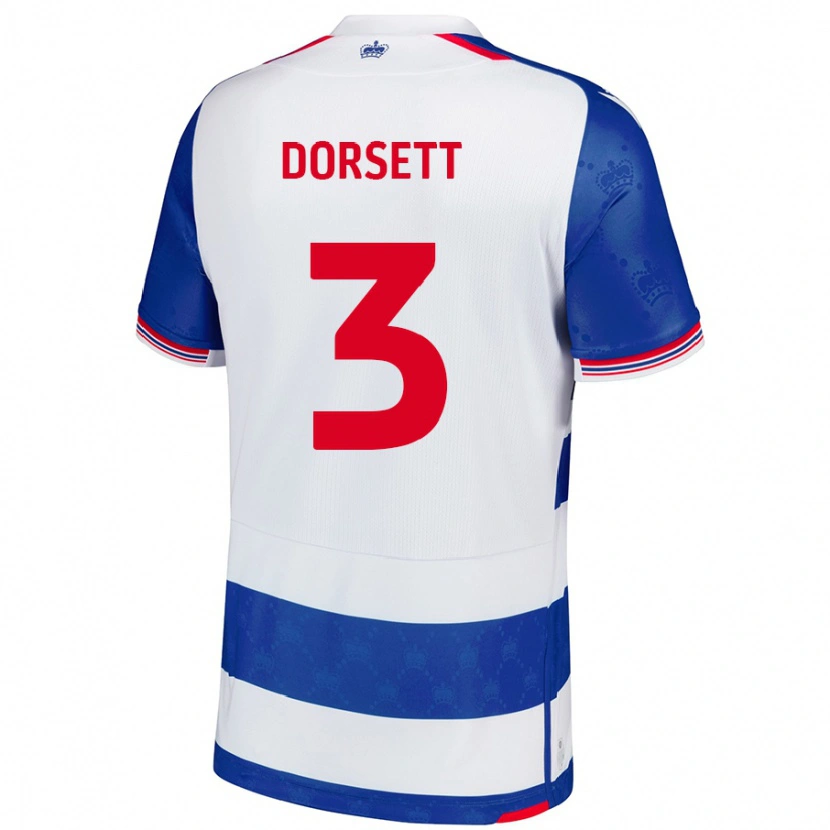 Danxen Damen Jeriel Dorsett #3 Blau Weiß Heimtrikot Trikot 2024/25 T-Shirt