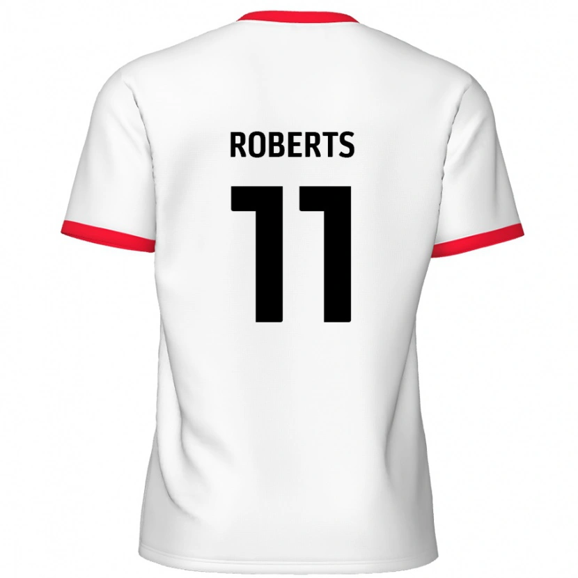 Danxen Damen Jordan Roberts #11 Weiß Rot Heimtrikot Trikot 2024/25 T-Shirt