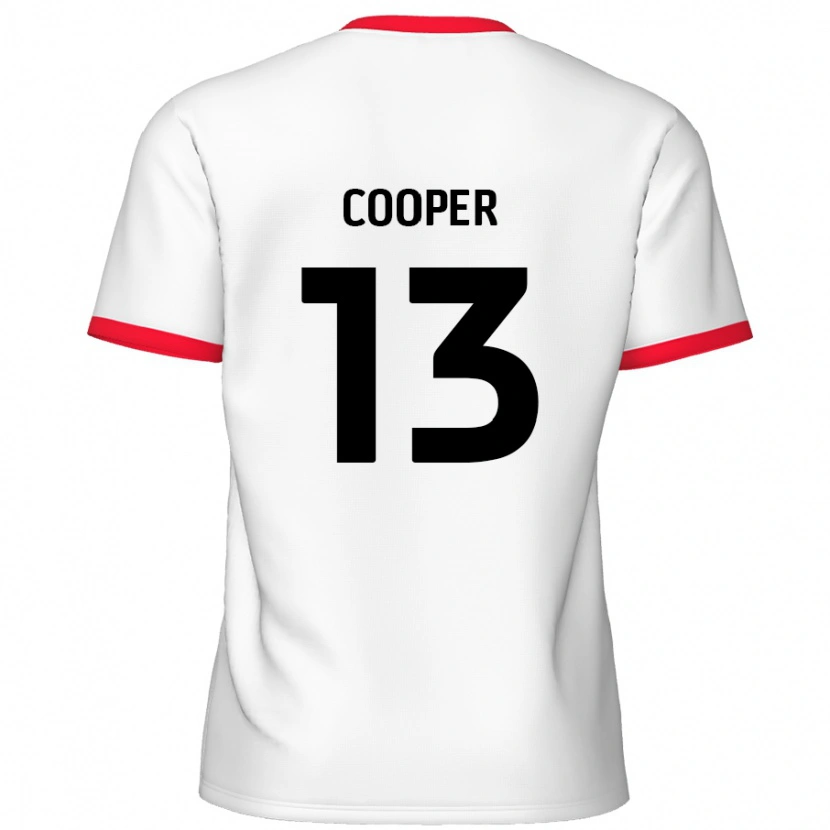 Danxen Damen Murphy Cooper #13 Weiß Rot Heimtrikot Trikot 2024/25 T-Shirt