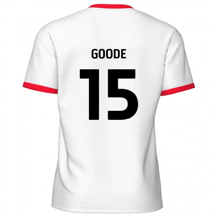Danxen Damen Charlie Goode #15 Weiß Rot Heimtrikot Trikot 2024/25 T-Shirt