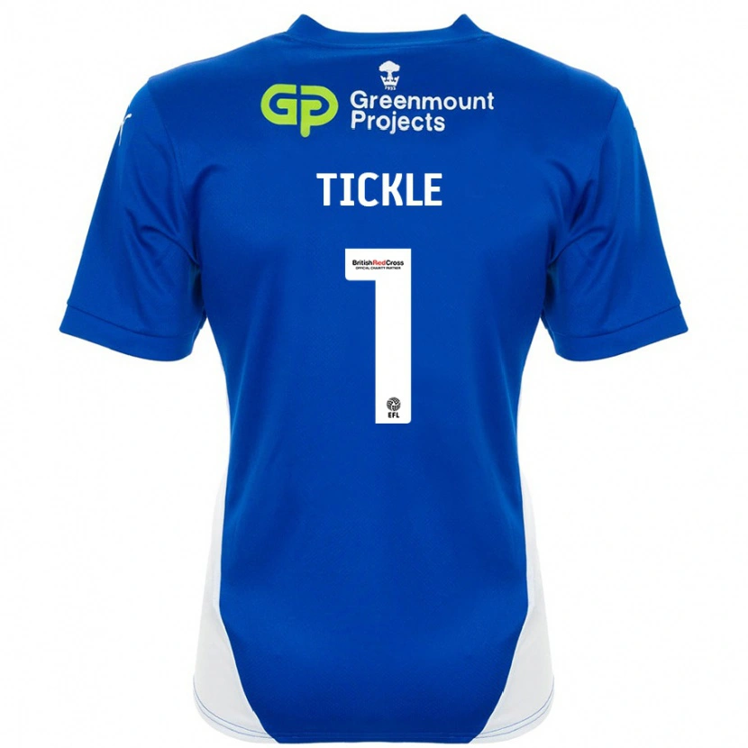 Danxen Damen Sam Tickle #1 Blau Weiß Heimtrikot Trikot 2024/25 T-Shirt