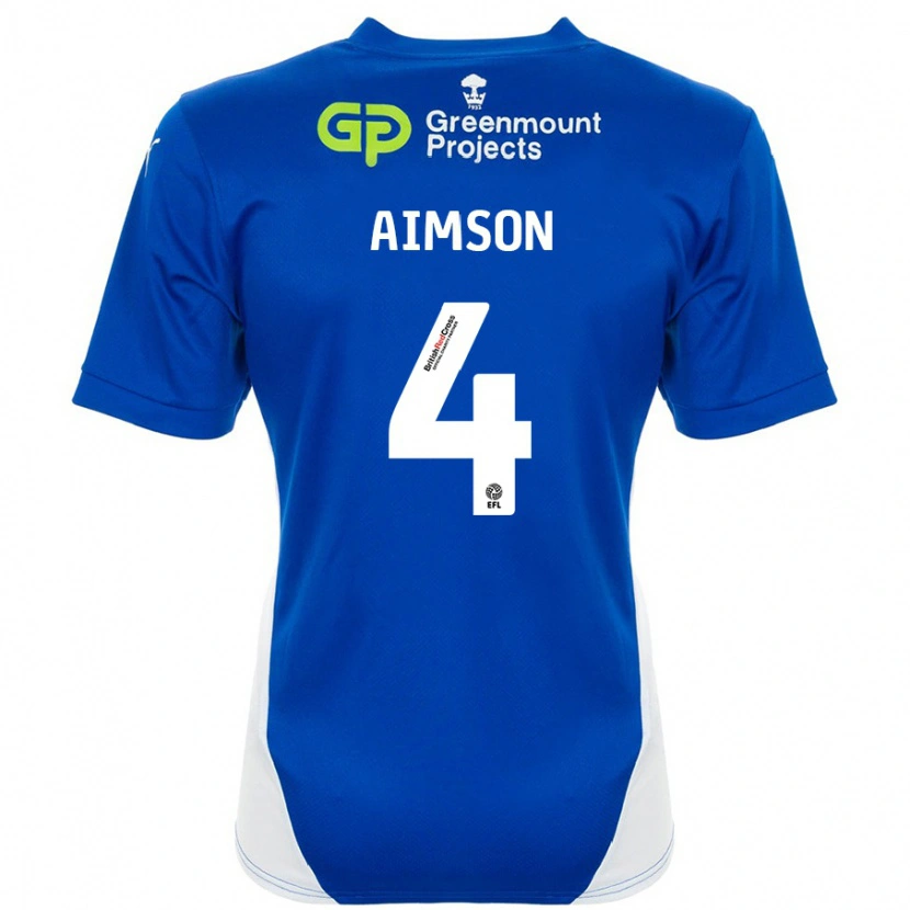 Danxen Damen Will Aimson #4 Blau Weiß Heimtrikot Trikot 2024/25 T-Shirt