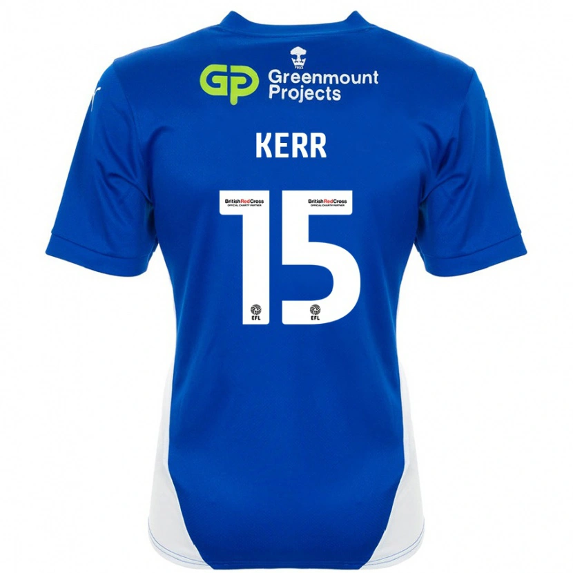 Danxen Damen Jason Kerr #15 Blau Weiß Heimtrikot Trikot 2024/25 T-Shirt