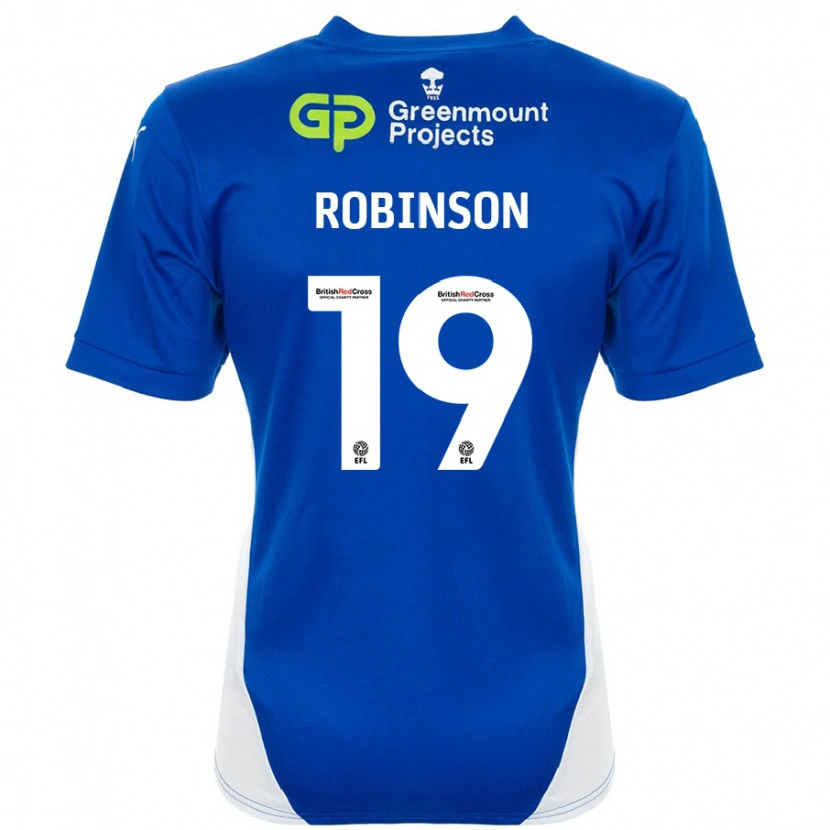 Danxen Damen Luke Robinson #19 Blau Weiß Heimtrikot Trikot 2024/25 T-Shirt