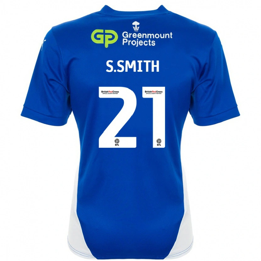 Danxen Damen Scott Smith #21 Blau Weiß Heimtrikot Trikot 2024/25 T-Shirt