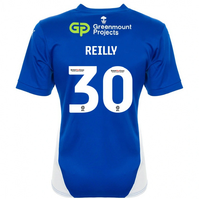 Danxen Damen Jack Reilly #30 Blau Weiß Heimtrikot Trikot 2024/25 T-Shirt
