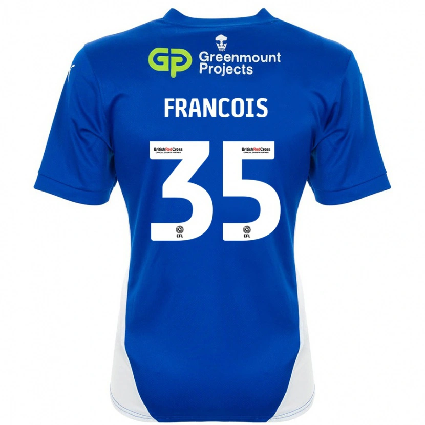 Danxen Damen Tyrese Francois #35 Blau Weiß Heimtrikot Trikot 2024/25 T-Shirt