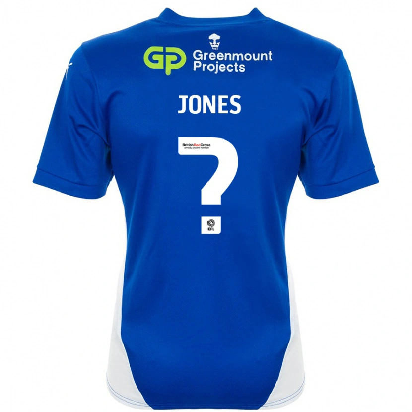 Danxen Damen Callum Jones #0 Blau Weiß Heimtrikot Trikot 2024/25 T-Shirt