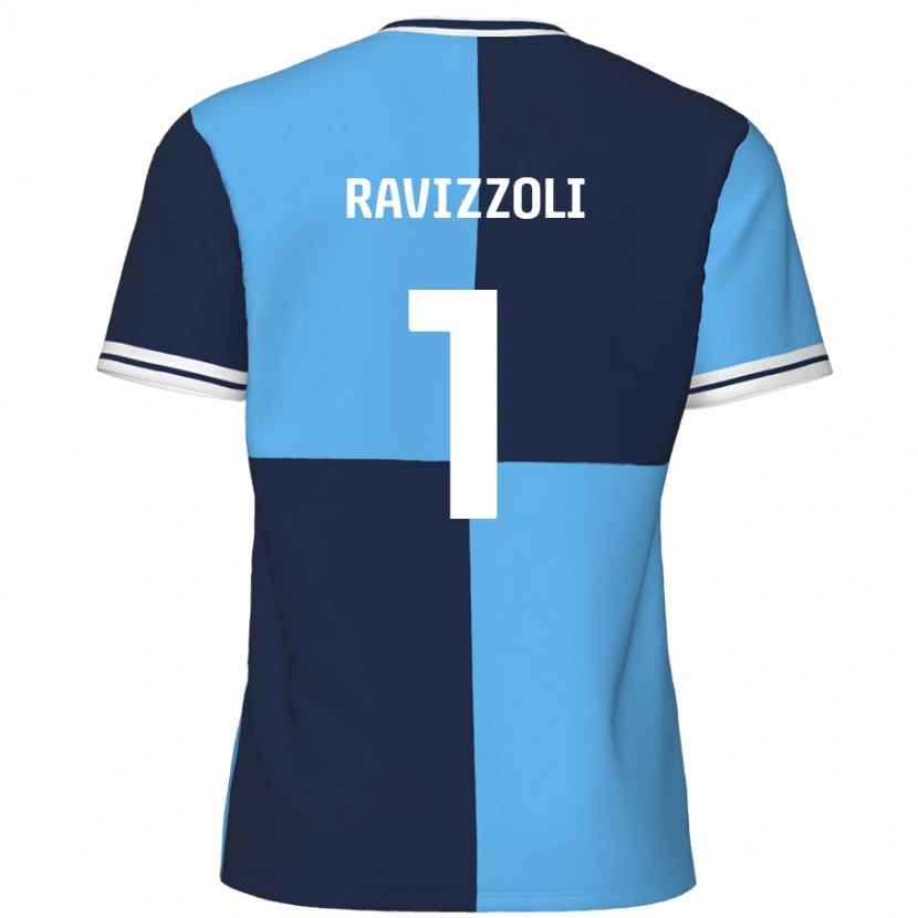 Danxen Damen Franco Ravizzoli #1 Himmelblau Dunkelblau Heimtrikot Trikot 2024/25 T-Shirt