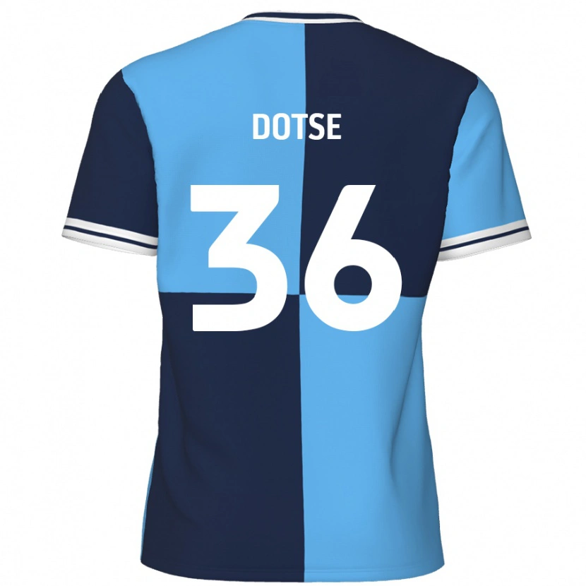 Danxen Damen Jahiem Dotse #36 Himmelblau Dunkelblau Heimtrikot Trikot 2024/25 T-Shirt