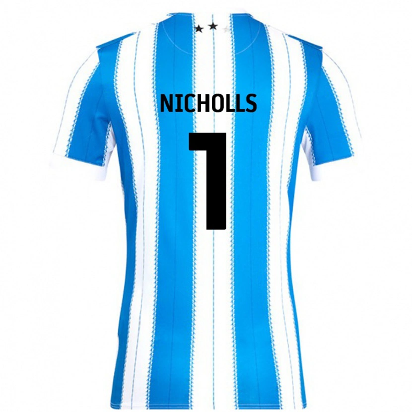 Danxen Damen Lee Nicholls #1 Blau Weiß Heimtrikot Trikot 2024/25 T-Shirt