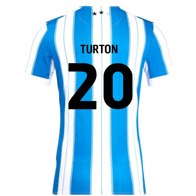 Danxen Damen Ollie Turton #20 Blau Weiß Heimtrikot Trikot 2024/25 T-Shirt