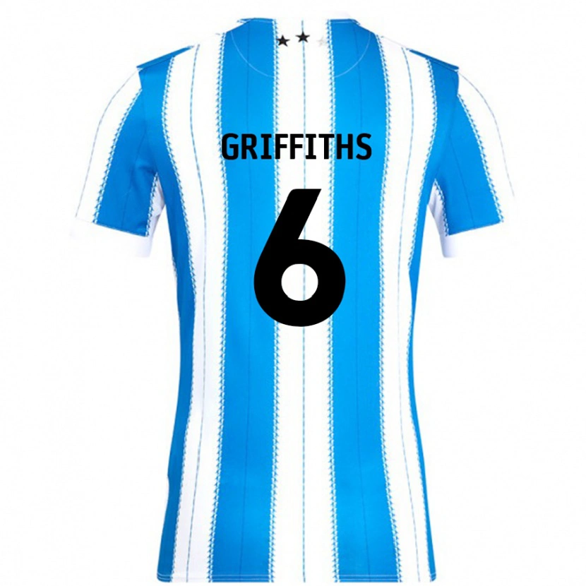 Danxen Damen Lauren Griffiths #6 Blau Weiß Heimtrikot Trikot 2024/25 T-Shirt