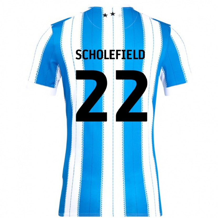 Danxen Damen Lois Scholefield #22 Blau Weiß Heimtrikot Trikot 2024/25 T-Shirt