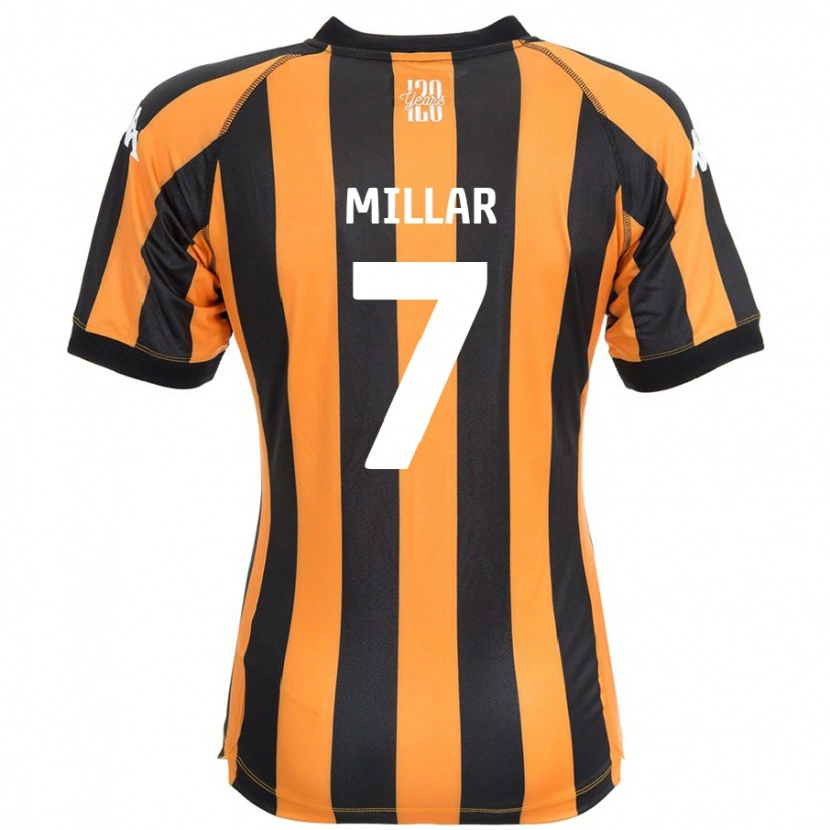 Danxen Damen Liam Millar #7 Schwarz Bernstein Heimtrikot Trikot 2024/25 T-Shirt