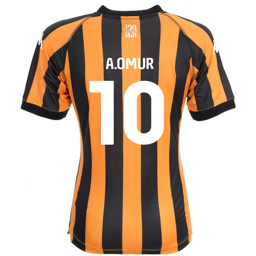 Danxen Damen Abdülkadir Ömür #10 Schwarz Bernstein Heimtrikot Trikot 2024/25 T-Shirt