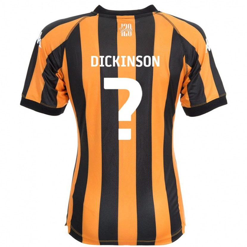 Danxen Damen George Dickinson #0 Schwarz Bernstein Heimtrikot Trikot 2024/25 T-Shirt