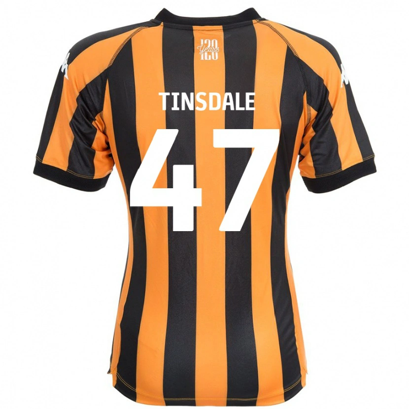Danxen Damen Nathan Tinsdale #47 Schwarz Bernstein Heimtrikot Trikot 2024/25 T-Shirt