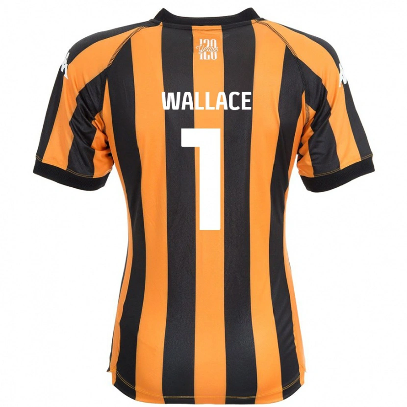 Danxen Damen Abbi Wallace #1 Schwarz Bernstein Heimtrikot Trikot 2024/25 T-Shirt