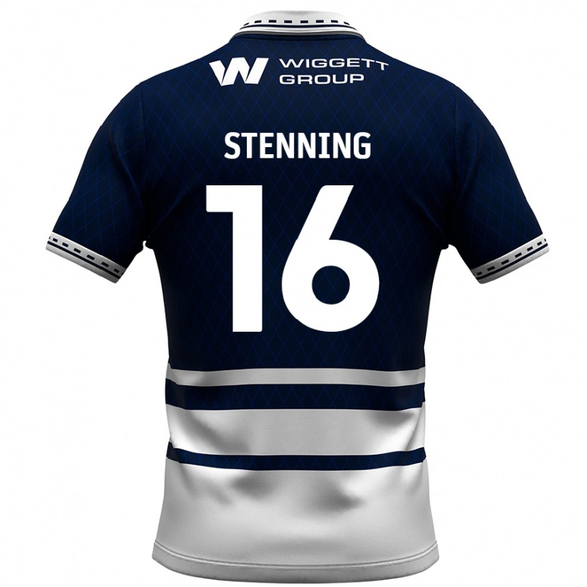Danxen Damen Ellie Stenning #16 Marineblau Weiß Heimtrikot Trikot 2024/25 T-Shirt