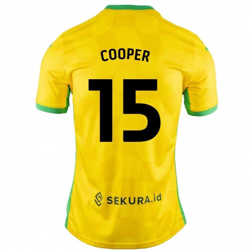 Danxen Damen Naomi Cooper #15 Gelb Grün Heimtrikot Trikot 2024/25 T-Shirt